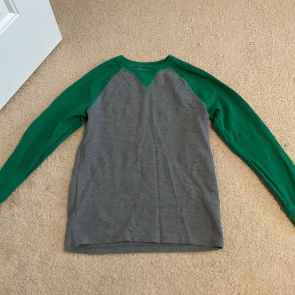 Cat & Jack Shirts & Tops Cat And Jack Boys Large Sweater Green And Gray Poshmark